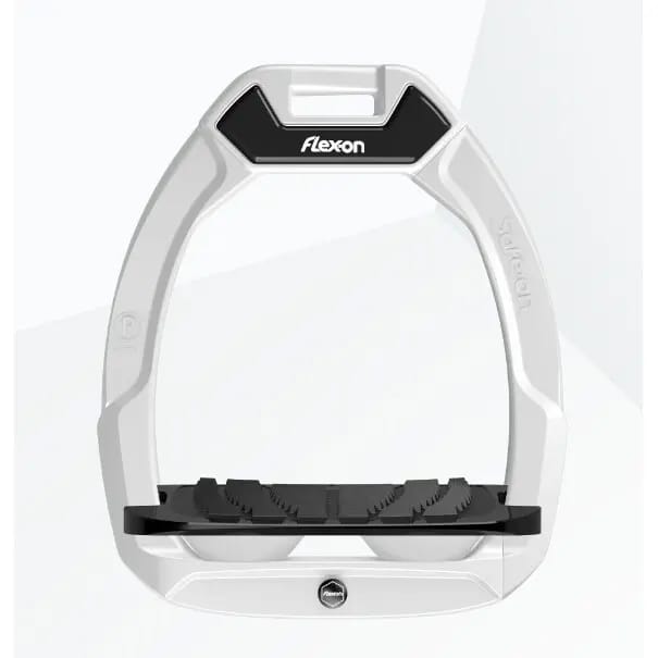 Veiligheids stijgbeugels Rijdend Ingesteld Grip Wit/Zwart/Wit Flex-On Safe-On