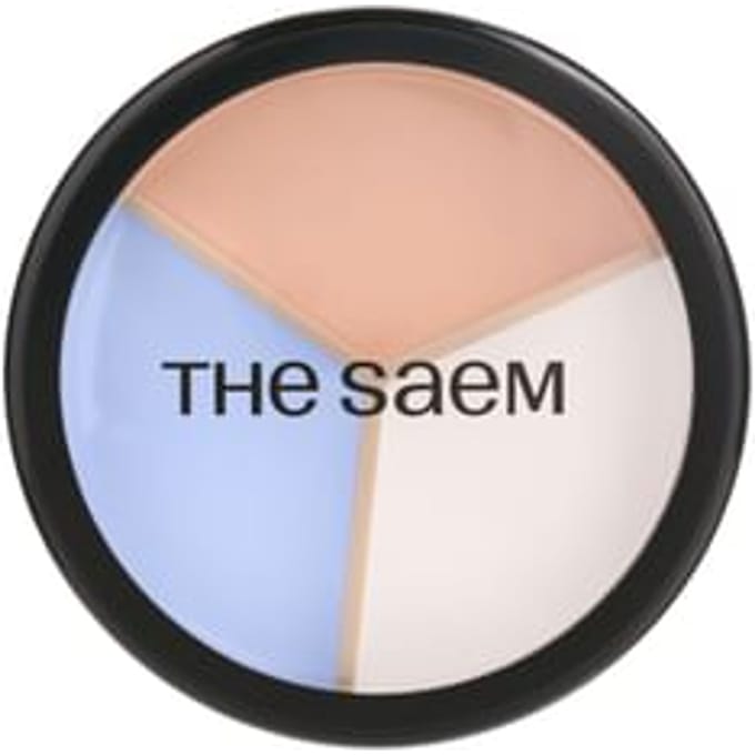The Saem - Cover Perfection Triple Pot Concealer - 7 Types 2025 Version - #06 Blue Beige