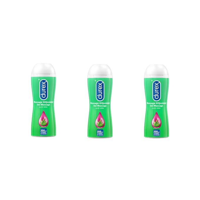 Durex Play Massage en Glijmiddel - 3 Pak