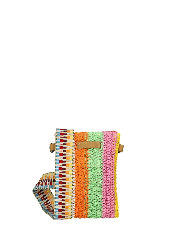 Enrico Benetti Rieten Telefoontasje Multicolor 1