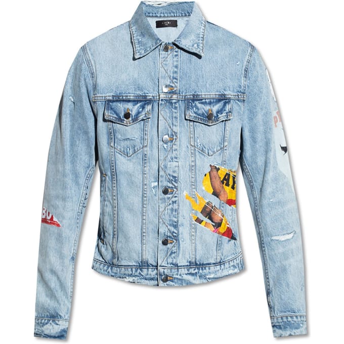 Amiri Playboy Magazine Trucker Denimjack