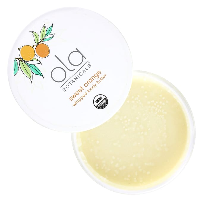 Dr. Mercola, Ola Botanicals, beurre corporel fouetté, orange douce, 113 g (113g) white