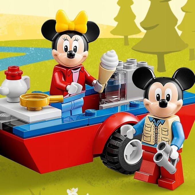 LEGO Mickey and Friends Mickey Mouse en Minnie Mouse Kampeerreis - 10777