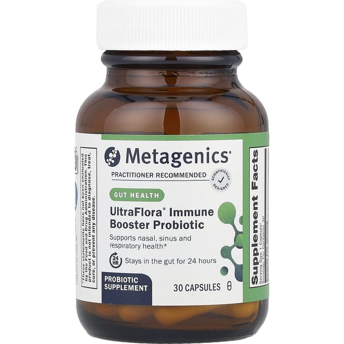 Metagenics, UltraFlora® Stimulateur immunitaire probiotique, 30 gélules