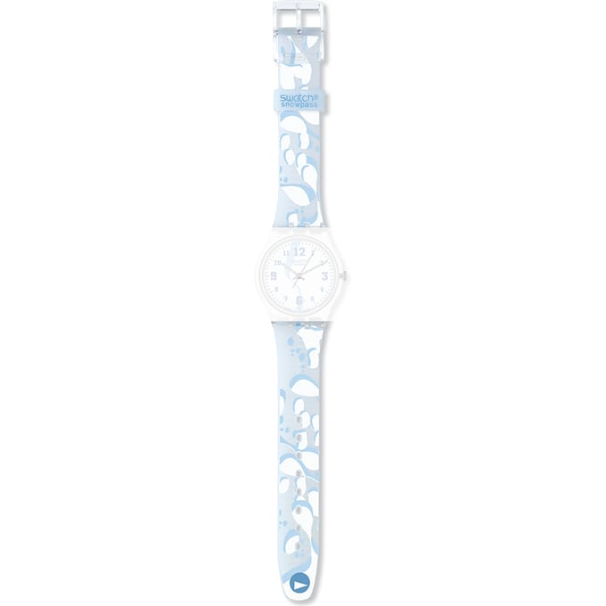 Swatch Plastic - Originals Medium (34mm) /Access/Solar/Musicall/Stop - G/SK/SL/SR/SS/SO28 ASKK130 SKK130 Fresh Breeze Horlogeband