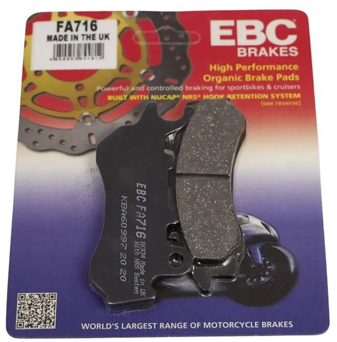 Ebc Fa716 Organic Remblokken Zwart