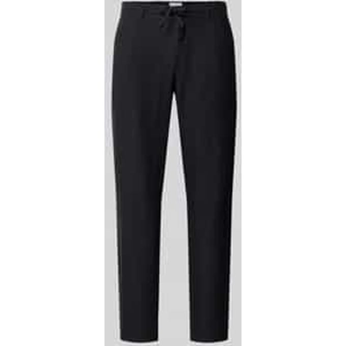 slim fit linnen broek van puur linnen model 'Fabio'