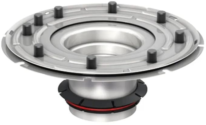 ACO Bovenstuk DN70 met Pers dichtingsflens Afdichtring met Combinatiering, 9579.10.25