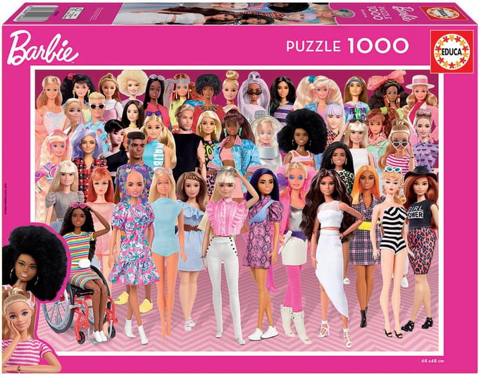 EDUCA - puzzel - 1000 stuks - BARBIE