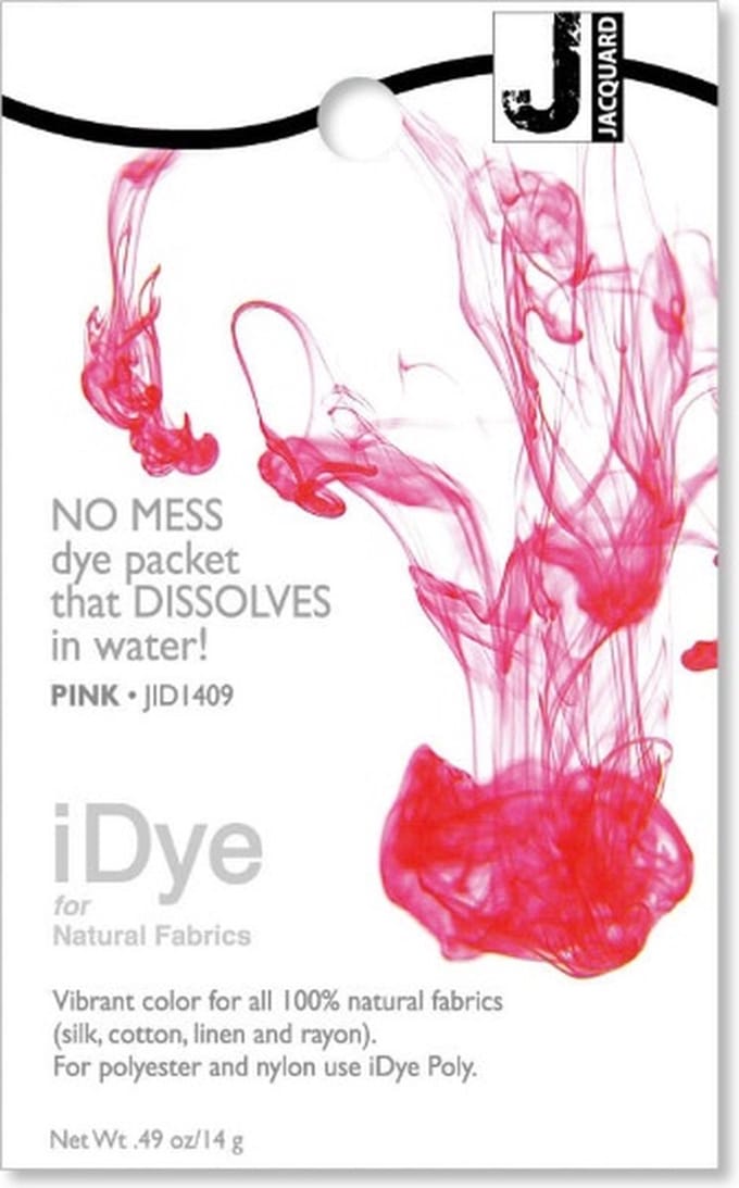 Jacquard iDye Natural textielverf Pink 14 g