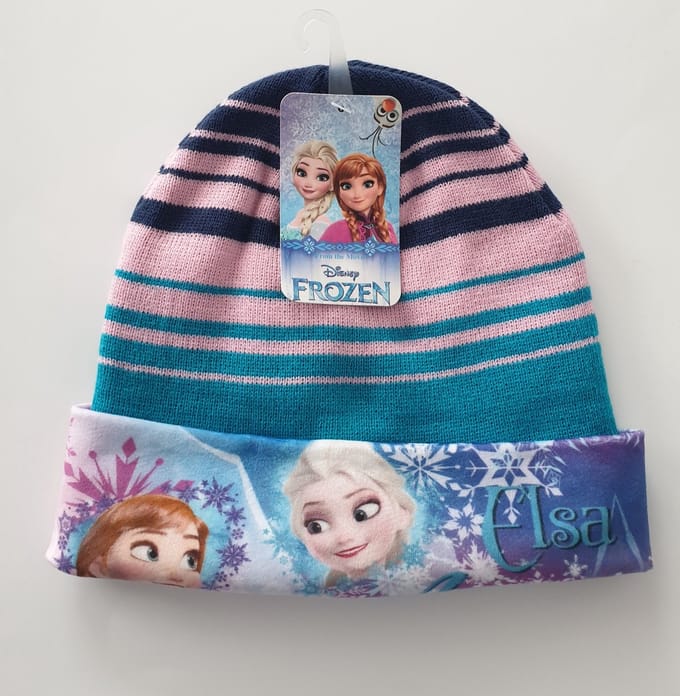 Disney Frozen Muts - Roze - Groen - Maat 52 cm