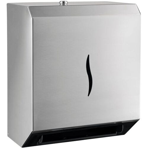 GGM Gastro Papierrollenhandtuchspender - mit Sensor - Edelstahl Zilver