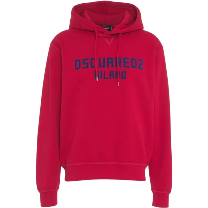 Dsquared2 Milano Logo Cool Fit Rode Hoodie