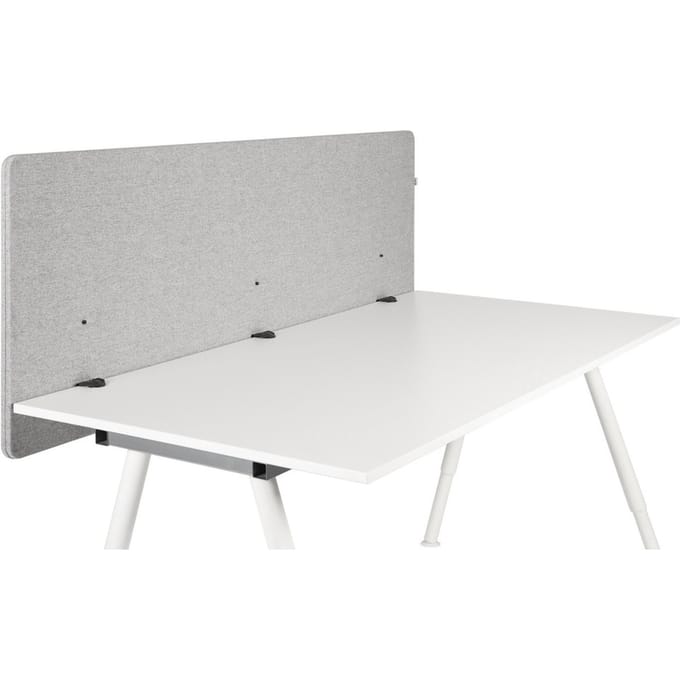 FLEXMIUT D 160 | ​Akoestische scheidingswand | 160 cm - Tafelverdeler Lichtgrijs