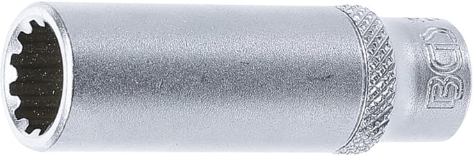 BGS Dopsleuteldop Gear Lock, diep - 1/4 - 10 mm