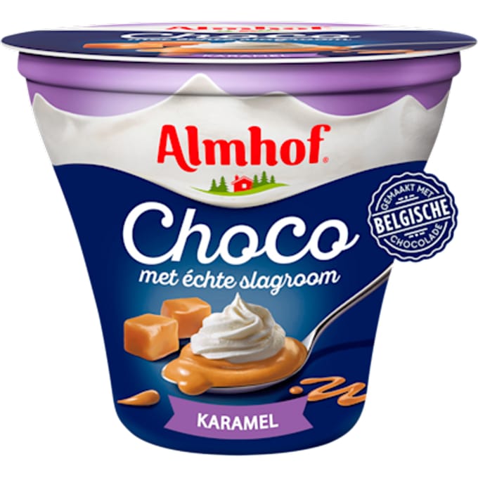 Choco met slagroom karamel