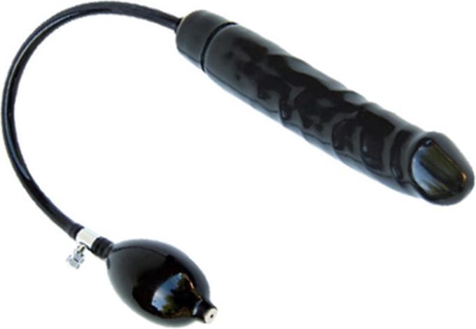 Inflatable dildo small