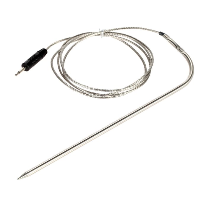 Digitale kookthermometer Keukentimer met roestvrijstalen sonde white