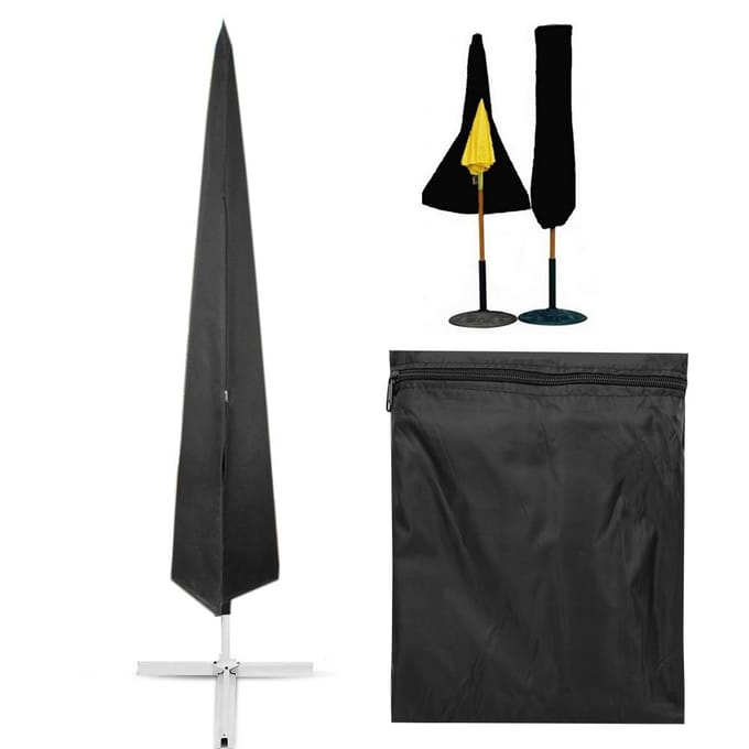 Parasolhoes Groot Vrijhangend Waterdicht Stofdicht Parapluhoes Zwart black
