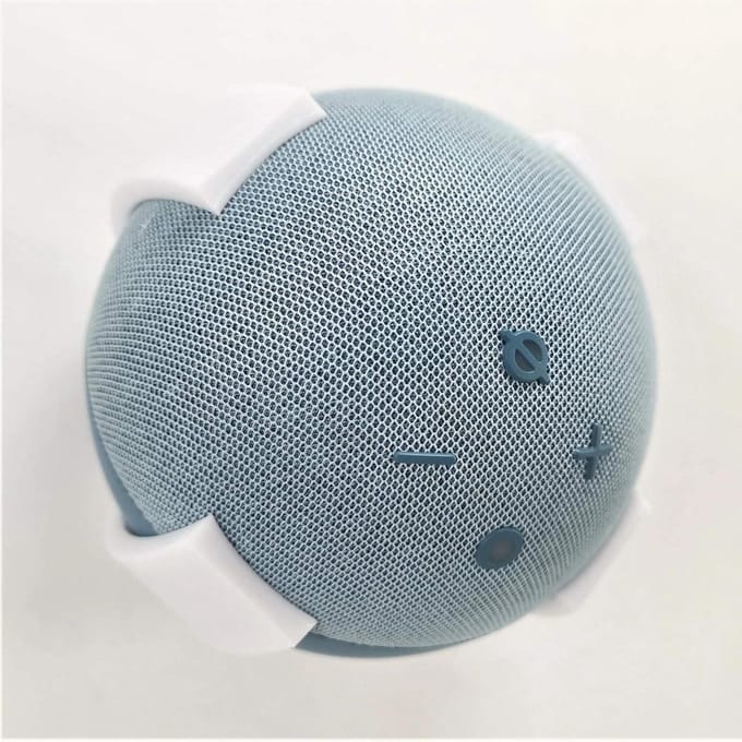Muurbeugel Echo Dot - Plafondbeugel Speaker - Ruimte Besparen - Eenvoudige Installatie - Compact Ontwerp - Wit