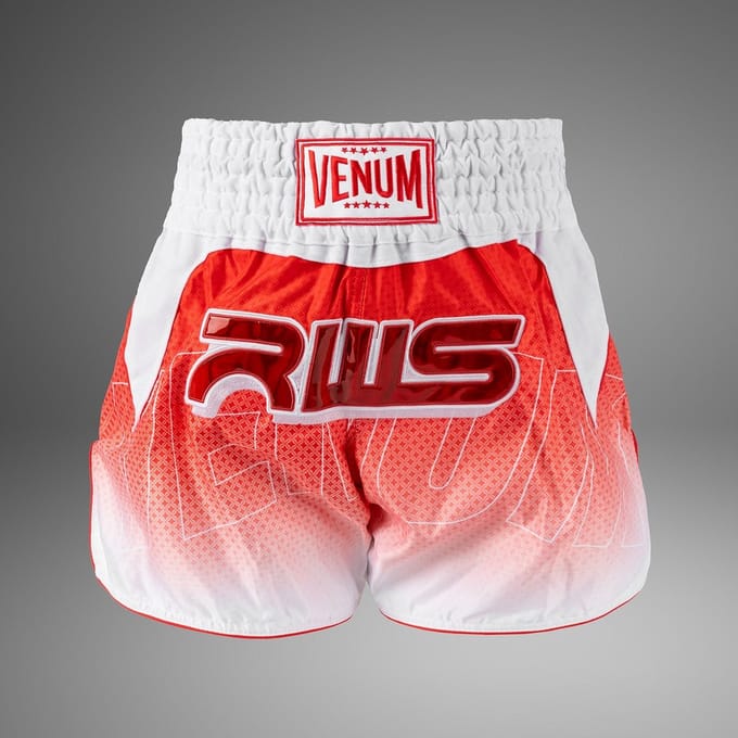 Venum x RWS 2.0 Muay Thai Shorts Wit Rood - L