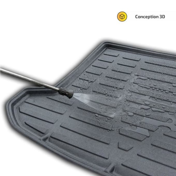 Koffermat - SCOUTT - Seat Leon 4 5D - TPE Rubber - 100% Waterdicht - Antislip zwart