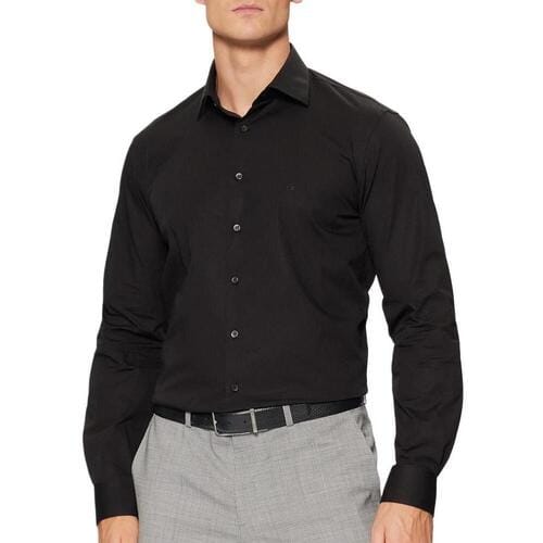Overhemd Lange Mouw Calvin Klein Jeans Poplin Stretch Regul