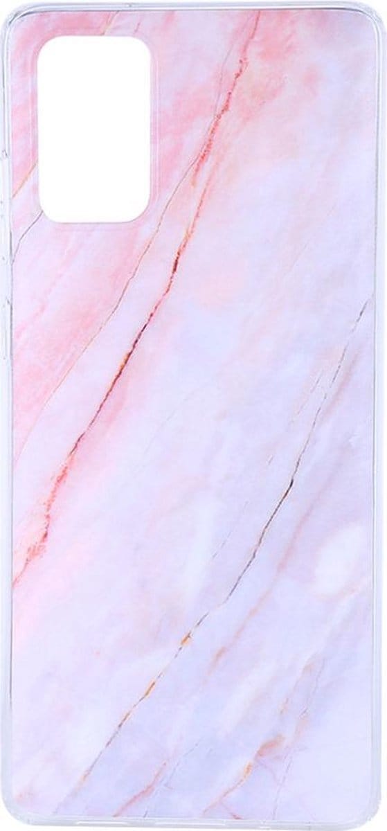 Shop4 - Samsung Galaxy S20 Plus Hoesje - Zachte Back Case Marmer