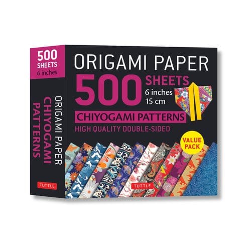 Origami Paper 500 Sheets Chiyogami Patterns 6 15cm: Tuttle Origami Paper: Double-Sided Origami - Tuttle Studio