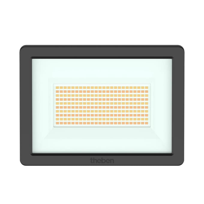 Theben LED-buitenwandspot B50 dual, zwart, IP65