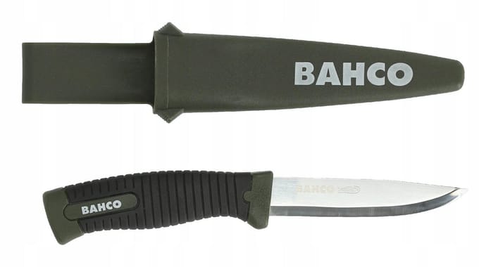 Bahco Laplander Serie - Multifunctioneel Mes - Roestvrijstalen Lemmet - 218mm - Ergonomische Handgreep