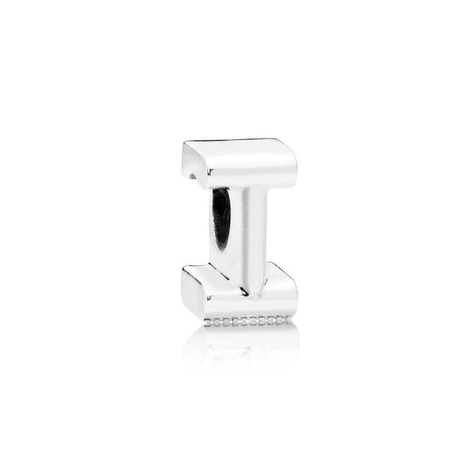Pandora Bedel zilver Letter I 797463