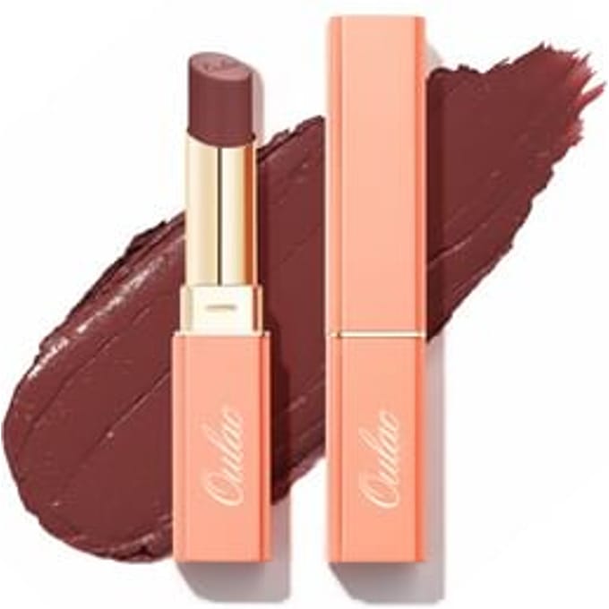 Oulac Sensual Glow Lipstick - SG01 Bare - Pinky Nude - Hydraterende Lip Stift - Satin Finish