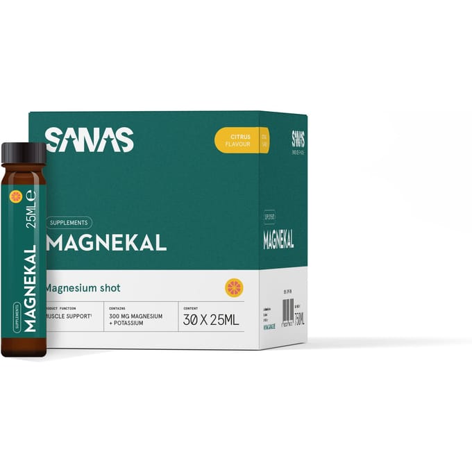 SANAS MAGNEKAL - MAGNESIUM/KALIUM SHOT 30 X 25ML CITRUS