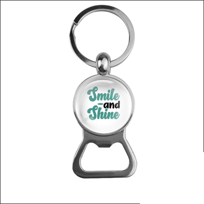 Bieropener Glas - Smile And Shine