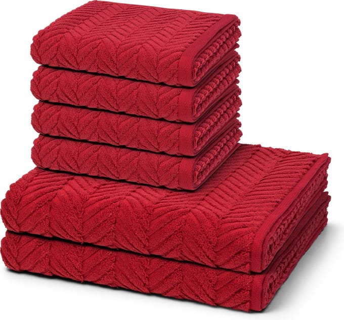 Ross Sonstiges 4 X handdoek 2 X douchehanddoek - in set 6 pack Sensual Skin