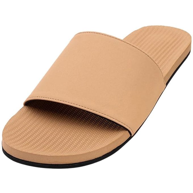 Indosol Essential Slide   Bodem Licht Pantoffel Essential Slide - Soil Light (W6-7)