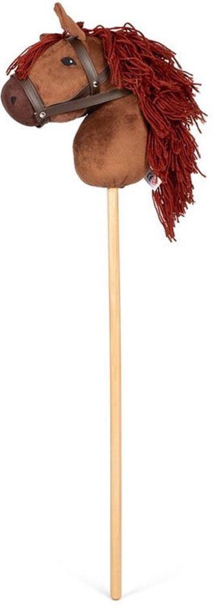 Byastrup Stokpaard Junior 30 x 15 x 68 cm Hout Bruin
