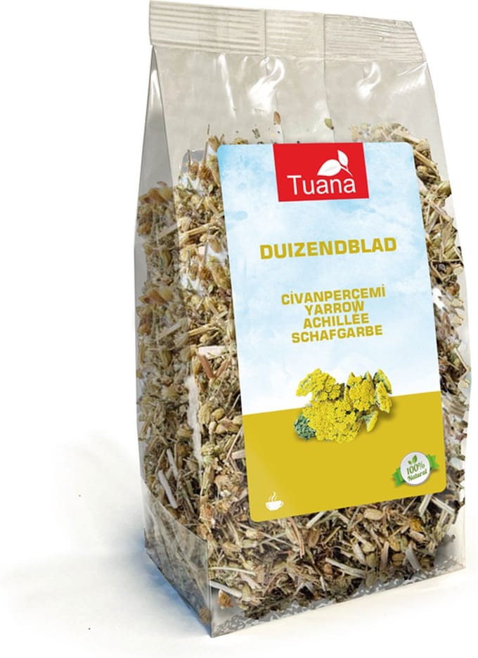 Tuana Kruiden - Duizenblad Thee - 80 Gram - TUTHEE015