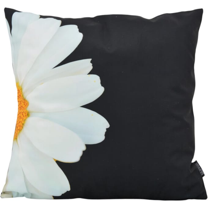 Gek op kussens! Sierkussen half a daisy | 45 x 45 cm | katoen/polyester