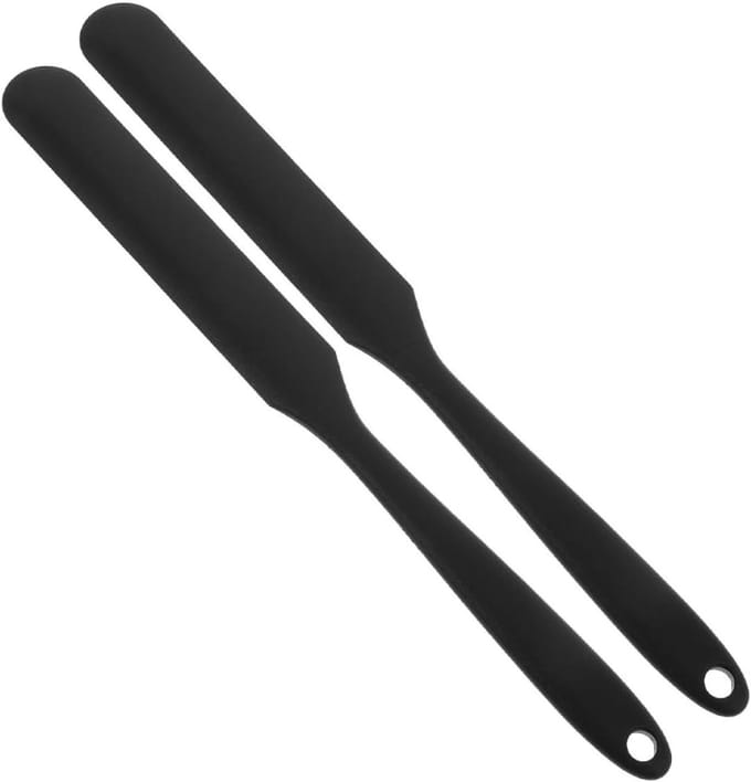 Ontharingsspatels - Waxstokjes - Gladde Huid - Ergonomische Grip - 2 Stuks - Zwart