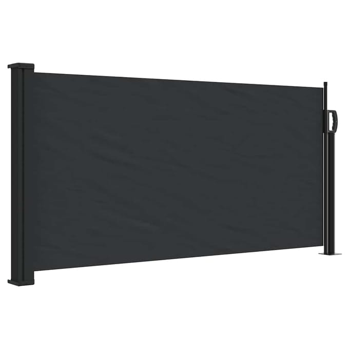 vidaXL - Windscherm - uittrekbaar - 100x500 - cm - zwart