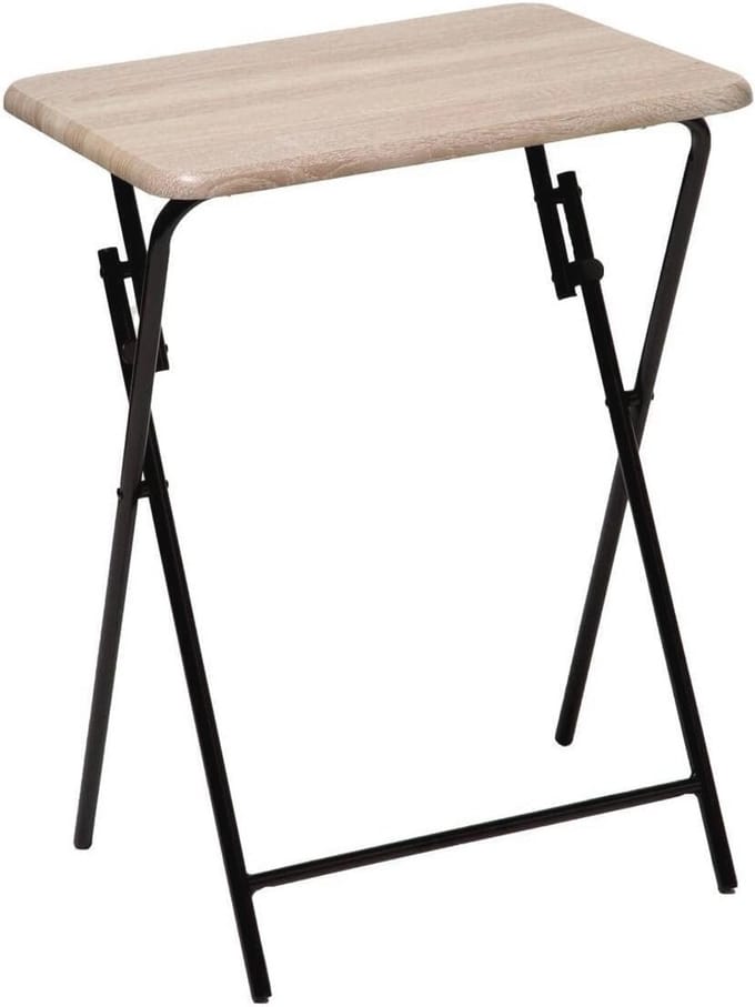 Inklapbare bijzettafel MDF en metaal - Meer kleuren - Eén maat