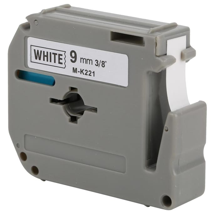 9mm Labeltape PET Accessoires M K221 Geschikt voor Brother Labelprinter PT 65 70 80