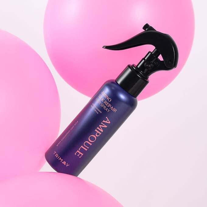 Ampoule de laque réparatrice pour cheveux Trimay Amino Silk black