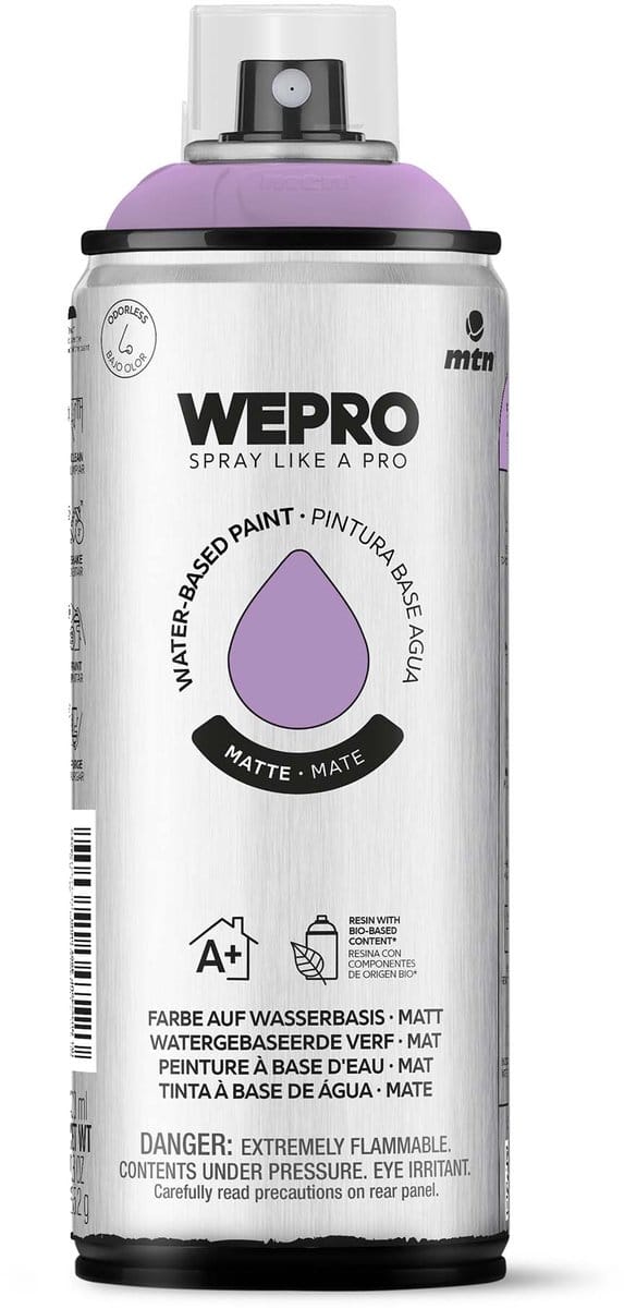 Spuitbus Violet Provence Mat MTN WEPRO WATER-BASED PAINT 400ML