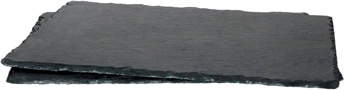 Set van 2 leisteenplaten 20x30 cm - 23464665