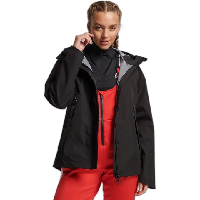Superdry windbreaker zwarte dames softshell jas - Maat S