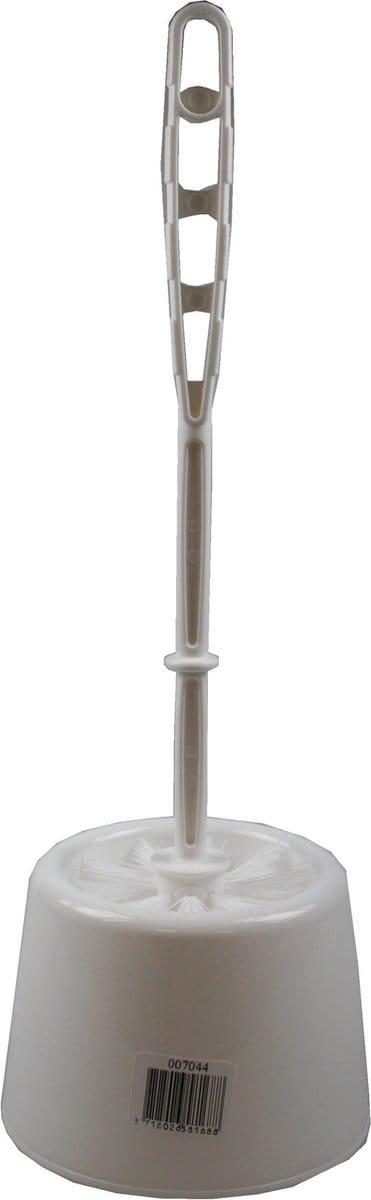 Benson Staande wc-borstel met houder - duurzaam kunststof - 37 cm - wit