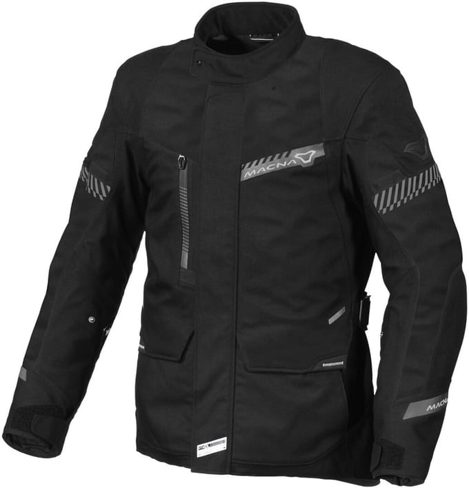 Macna Aspire WP Zwarte Waterdichte Textieljas - Jas